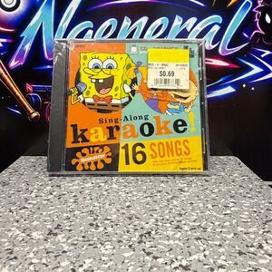 Nickelodeon Sing-Along Karaoke CDG 16 Songs Spongebob Rugrats Rocket Power G9922